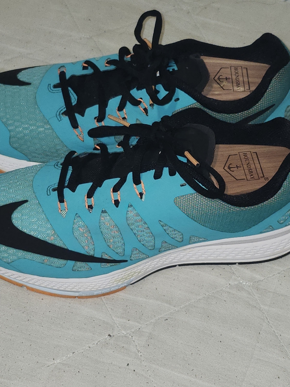 Nike Air Zoom Elite 7 Womens Teal Running Lightweight Athletic Sneakers Size 9.5